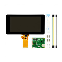 Chipskey # Pantalla Táctil Oficial de 7 Pulgadas 44166 para Raspberry Pi 3B/2B, LCD de 800x480