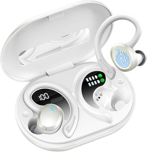 Tai nghe không dây chất lượng cao 2024 Q38, tai nghe thể thao, khử tiếng ồn, micro, âm thanh nổi HIFI, màn hình kỹ thuật số LED JL - Product Image 4