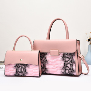 Fashion Lady Multi-Piece Women's Pu Leather Waterproof Handbag with Removable Shoulder Strap and Large Capacity - Product Image 4