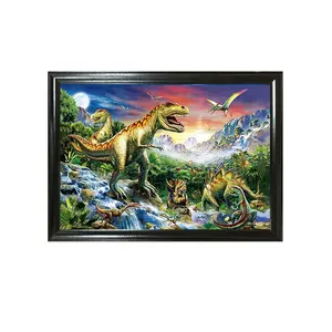 Gambar Hologram Dinosaurus Gambar 3D Anmals untuk Promosi