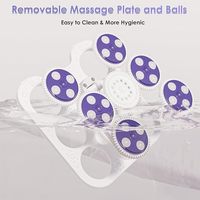 Bañera de Hidromasaje Plegable con Pantalla Digital, Masajeador de Pies con Calor, Infrarrojos, Burbujas, Rueda de Masaje Tai Chi Extraíble Automática