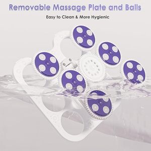 <span class=keywords><strong>LCD</strong></span>-Digitalanzeige Tragbares Faltbares Fußbad-Massagegerät mit Heizung, Blasenfunktion, Einstellbarer Zeitsteuerung und Abnehmbarer Massagefunktion - Product Image 5