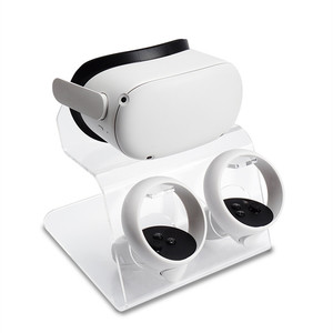 แท่นวางอะคริลิคใสสำหรับแว่น VR Quest 2 <span class=keywords><strong>3</strong></span> พร้อมที่เก็บคอนโทรลเลอร์ - Product Image 1