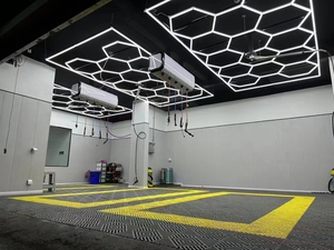 2024 Mới tổ ong lục giác Tường Đèn Dimmer LED cảm ứng ánh sáng lượng tử đèn kết nối - Product Image 3