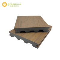 Plancher en bois WPC pour l'extérieur Planche de terrasse en plastique composite