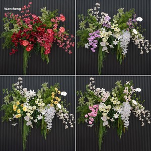 Décoration florale suspendue Mori Wedding, imprimée en 3D, avec hortensias, marguerites et coquelicots, pour petite scène, maquillage rouge et photographie - Product Image 2