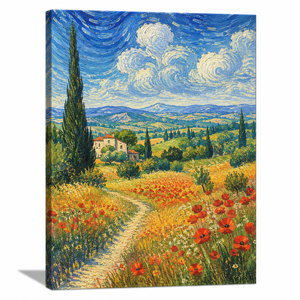 Stampa Artistica Personalizzata <span class=keywords><strong>su</strong></span> <span class=keywords><strong>Tela</strong></span>, Arte Astratta, Decorazione Murale Stile <span class=keywords><strong>Van</strong></span> <span class=keywords><strong>Gogh</strong></span>, Stampa Digitale UV per Mostre d'Arte - Product Image 6