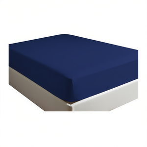 Sábana Ajustable 100% Algodón Azul Tamaño Super King 180x200cm - Product Image 3