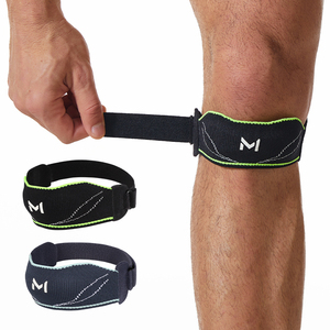 Sangle de compression bidirectionnelle pour le genou, idéale pour le soulagement du genou des sauteurs, bande pour le tendon rotulien avec Velcro à forte adhérence - Product Image 2