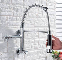 Robinet de cuisine moderne en laiton, 1 poignée, à poser sur comptoir, électroplaqué, avec filtre purificateur d'eau 2-en-1, robinet mélangeur pour eau potable