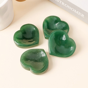 Cuenco de Cristal de <span class=keywords><strong>Aventurina</strong></span> Natural con Forma de Corazón y Luna para Limpieza Energética, Sanación, Reiki, Decoración del Hogar y Meditación, Venta al Por Mayor - Product Image 1