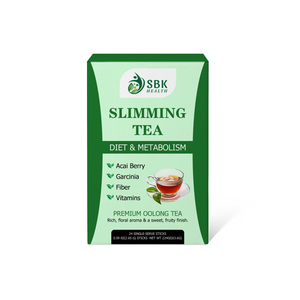 Thé Minceur Aromatique aux Baies d'Açaï et Garcinia Cambogia, Faible en Calories, Soutien Diététique Quotidien, Fibres, Thé Oolong Instantané en Sachet - Product Image 1