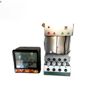 Máquina de fazer cone de pizza de material de qualidade alimentar, máquina automática de molde de liga de alumínio para pizza