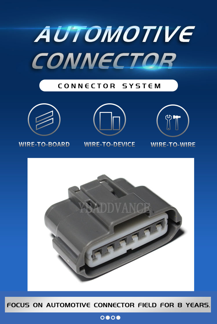 Conector automotriz de 6 pines para motocicleta Nissan Sentra B14