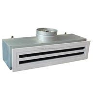 Diffuseur linéaire à fentes RC personnalisé avec boîtier de plafond et grille d'aération