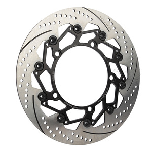 Adaptateur d'étrier de frein à disque flottant en aluminium modifié pour roue avant Code 300MM pour <span class=keywords><strong>Yamaha</strong></span> XMAX300 Condition Nouveau - Product Image 1