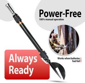 Ensemble d'outils de sauvetage et de lutte contre l'incendie SL-700D <span class=keywords><strong>Halligan</strong></span> 8-en-1 en acier haute résistance, barre d'impact, fonctions de levier/coupe/ciseau - Product Image 3