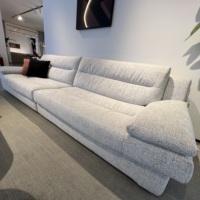 Ensemble de canapés modulables de conception moderne Source Factory Square, avec revêtement en chenille personnalisable, couleur durable, écologique et facile d'entretien