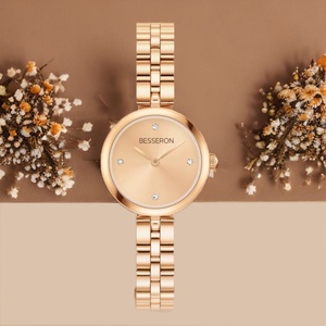 Reloj de Cuarzo Analógico Superfino de Lujo para Mujer, Resistente al Agua, con Correa de Joyería Delgada, Logotipo Personalizable, de Fábrica de Relojes en China - Product Image 5