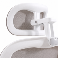 Chaise de bureau ergonomique à dossier haut en maille, directement de l'usine, pour immeuble de bureaux, avec appui-tête 3D réglable