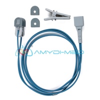 Amydi-med Capteur de SpO2 à pince gris Oxymètres de pouls vétérinaires pour chien chat cheval animaux