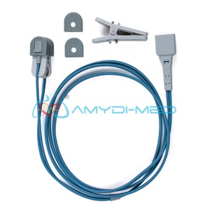 Amydi-med màu xám Clip SpO2 cảm biến thú y xung oximeters cho chó mèo ngựa động vật - Product Image 4