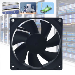 PoweYear 8025 80mm PC châssis ventilateur 80x80x25mm PC boîtier purificateur d'air serveur amplificateur équipement de puissance ventilateur de refroidissement 12V 24V - Product Image 3