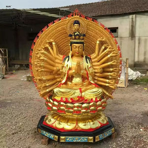 รูปปั้นพระพุทธทองเหลืองทองสั<span class=keywords><strong>ม</strong></span>ฤทธิ์สำหรับสวนรูปปั้นพระพุทธเจ้าสำหรับตกแต่งทางศาสนาในร่<span class=keywords><strong>ม</strong></span>ขนาดใหญ่ - Product Image 3