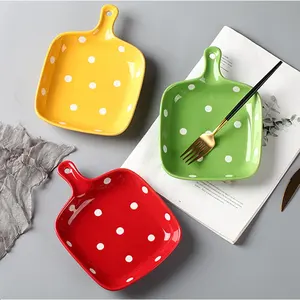 Керамическая форма для выпечки с одной ручкой, посуда для сыра, креативная выпечка для домашнего использования