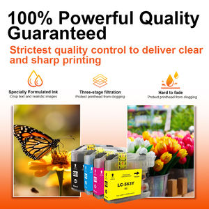 Topjet lc563 <span class=keywords><strong>lc</strong></span> <span class=keywords><strong>563</strong></span> צבע פרימיום תואם דיו דיו דיו מחסנית דיו דיו דיו למדפסת MFC-J231 MFC-J2510 אח - Product Image 4