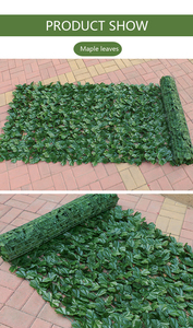 Greenery Artificial <strong>Leaf</strong> Privacy Roll Fence <strong>Screen</strong> for Wall Covering Decoration - Product Image 4