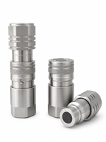 Raccord hydraulique à déconnexion rapide à face plate haute pression NAIWO ISO16028 NPT 1" mâle-femelle en acier au carbone pour tuyaux hydrauliques