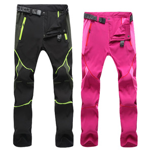 กางเกงแห้งเร็ว ทรงสลิมฟิต สำหรับเดินป่า กีฬากลางแจ้ง ผ้ายืดหยุ่น ลายแถบสีตัดกัน มีไซส์ผู้ใหญ่ - Product Image 5