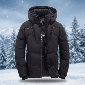 Custom New Design Men's Puffer Jacket Padded Down Coat Bubble Jacket <b>Windproof</b> for Warm Winter - Product Image 3