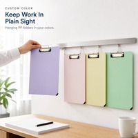 Porte-documents suspendu en PP couleur personnalisée avec porte-étiquette, fabricant OEM, usine chinoise
