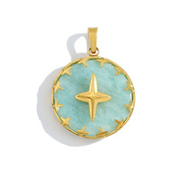 Pendentifs de bijoux vintage DIY de haute qualité en acier inoxydable 18k PVD luxueux pour enfants et unisexe