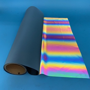 <strong>Rainbow</strong> Reflective Heat Transfer Printing Vinyl Film Iron on <strong>T</strong> <strong>Shirts</strong> - Product Image 3