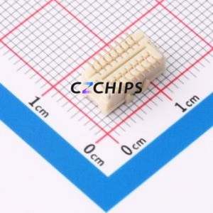 1WF02-424016-00001 Wire-to-Board Pin Header SMD,P=1mm Connector 2x8P 1mm Vertical Mount 16P - Product Image 2