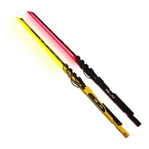 Kids popular toys for 2024 sword Large Size Cosplay plastic sword chargeable katana game thermal katana light cyber swords