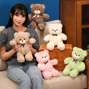 30厘米廉价彩色软毛绒泰迪熊带蝴蝶结适合拥抱定制毛绒泰迪熊 - Product Image 6