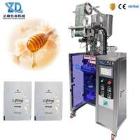 Machine d'emballage automatique verticale haute vitesse à scellage 4 côtés pour liquides, remplisseuse de sachets pour cosmétiques, sauces, huiles, miel, parfums