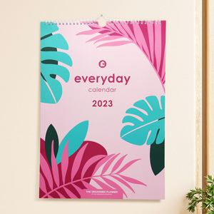 2026 Tùy Chỉnh In Đầy Đủ Màu Sắc <span class=keywords><strong>Cmyk</strong></span> Tráng Giấy Tường Lịch Với Lật Thiết Kế Xoắn Ốc Ràng Buộc Bao Gồm Dán Cho Nhà Văn Phòng - Product Image 3