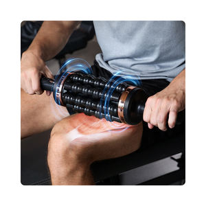 Masajeador de percusión rodante recargable, rodillo de bola, alivio y recuperación muscular para atletas, masaje de percusión corporal - Product Image 1