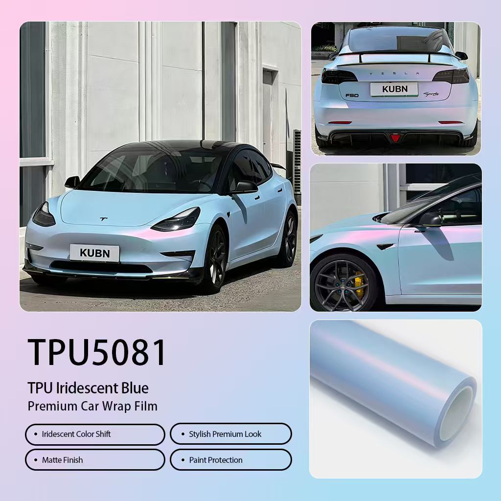 5081-TPU Bleu irisé