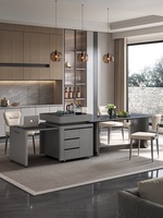 Cuisine de rangement modulaire cabine en panneaux de particules pvc volet roulant revêtement d'étagère pour armoire de cuisine