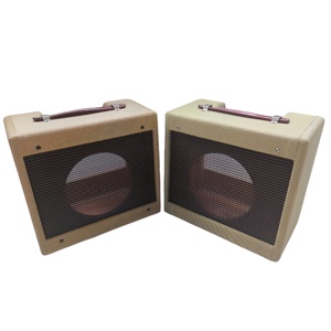 Caja Gabinete de Madera para Amplificador de Guitarra 5F1 Tweed Champ con Chasis, Tela de Rejilla y Cubierta de Vinilo <span class=keywords><strong>Tolex</strong></span> - Product Image 2