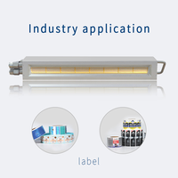 Lampe LED UV violette haute puissance pour le séchage d'emballages flexographiques et d'étiquettes, compatible machines Bobst OMET