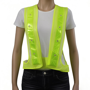 Ropa de seguridad esencial Chaleco DE SEGURIDAD reflectante LED logotipo personalizado ropa de trabajo ropa de seguridad chaleco reflectante de alta visibilidad - Product Image 2