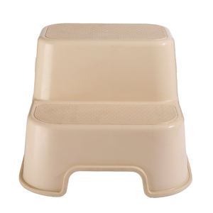 Muebles para el hogar PP plástico TPR superficie Gama completa antideslizante estera Niño 2 Paso niños sentado silla taburete de baño - Product Image 2