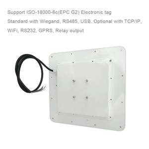 Lecteur RFID UHF IP67 avec antenne 9dBi longue portée de 8 m pour le suivi des véhicules en extérieur avec fréquence Wiegand/TCP/WIFI 860-960 MHz - Product Image 3